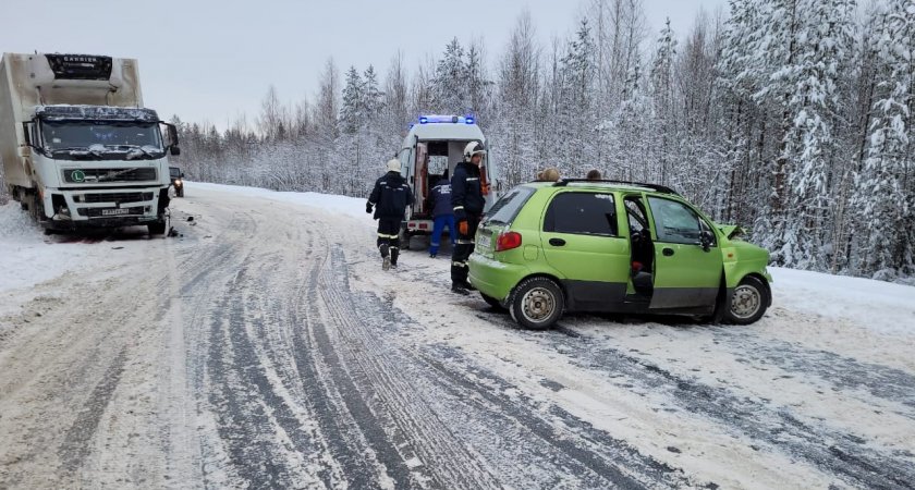 На трассе Сыктывкар - Ухта произошла страшная авария, погибла женщина