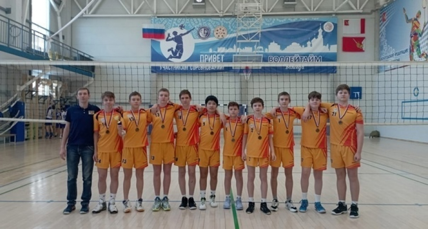 Сборная Коми стала бронзовым призёром СЗФО по волейболу среди юношей до 15 лет