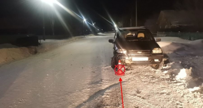 В Коми водитель снегохода протаранил «Ниву»