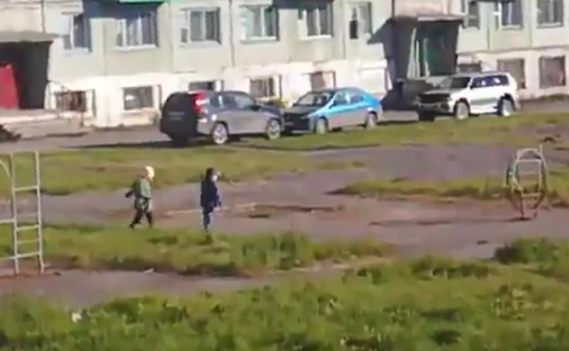 В Коми сняли на видео побег малышей из детского сада