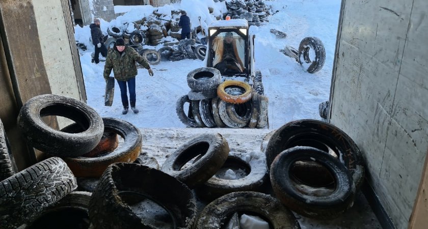 Москва переработает 15 тонн покрышек из Коми