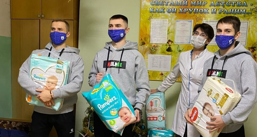 Игроки МФК «Ухта» поддержали Дом ребенка