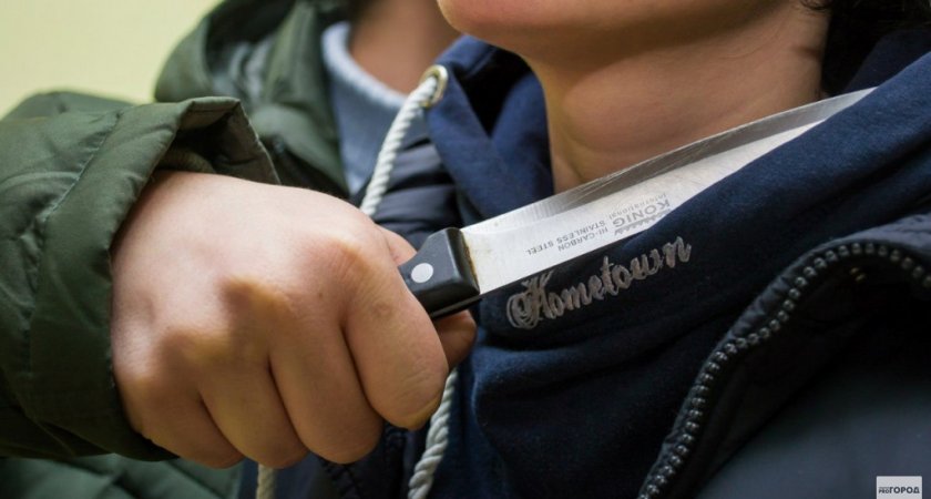 В Коми неадекватный мужчина напал с ножом на 14-летнего