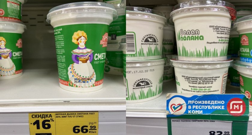 Эксперты рассказали почему в Коми местная сметана дороже привозной
