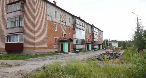 В Сосногорске продолжается благоустройство дворов