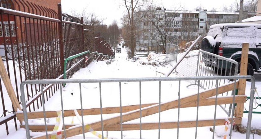 В Ухте две городские лестницы останутся недостроенные из-за недобросовестного подрядчика