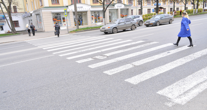 В Коми более 400 пешеходных переходов не соответствуют нормативам