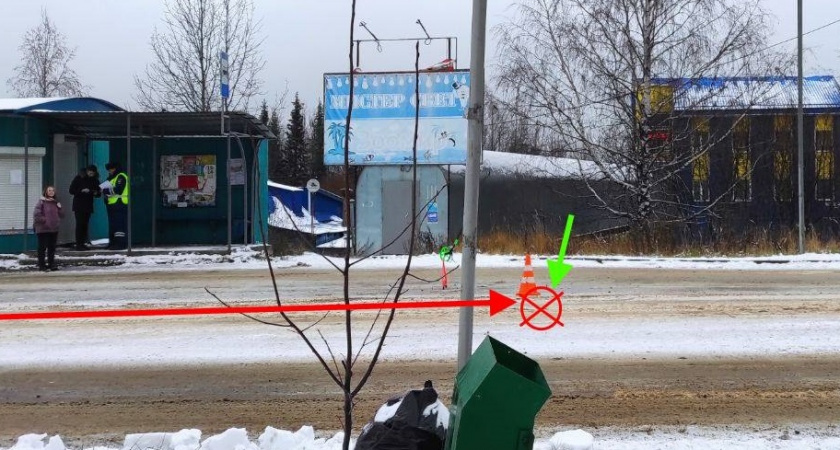 В Сосногорске молодой и начинающий водитель сбил пешехода