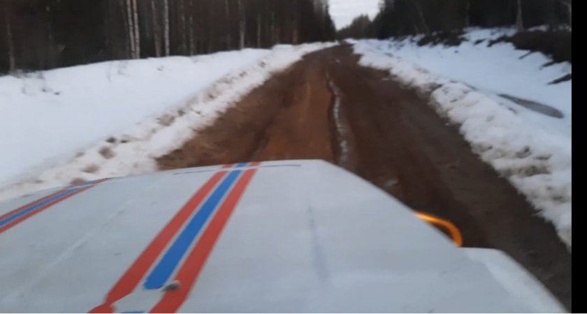Ухтинские спасатели эвакуировали с зимника в Сосногорске восемь человек