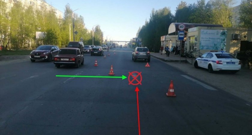 На Ухтинском шоссе водитель Nissan сбил бегущего пешехода