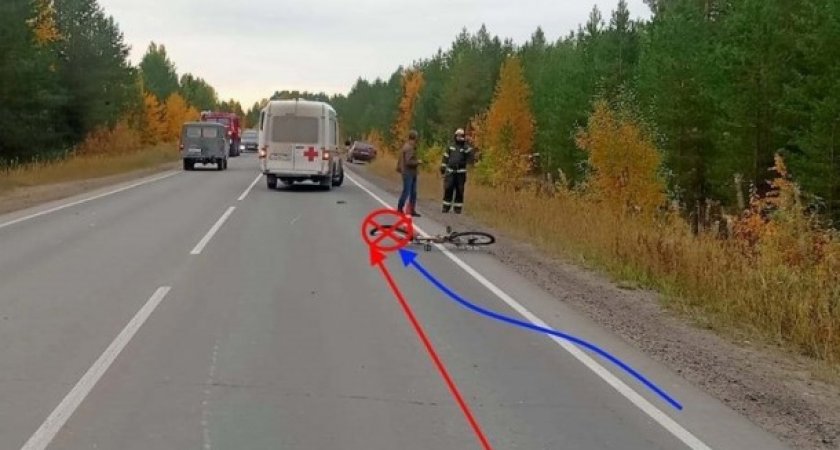В Коми водитель УАЗа сбил подростка-велосипедиста 