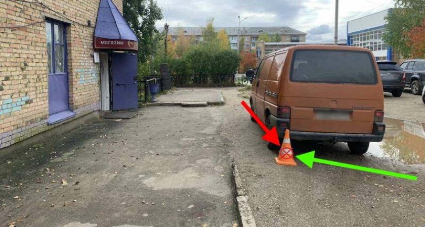 В Сосногорском районе микроавтобус сбил 83-летнюю пенсионерку
