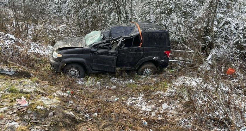 На трассе из Сыктывкара в Ухте произошло серьезное ДТП