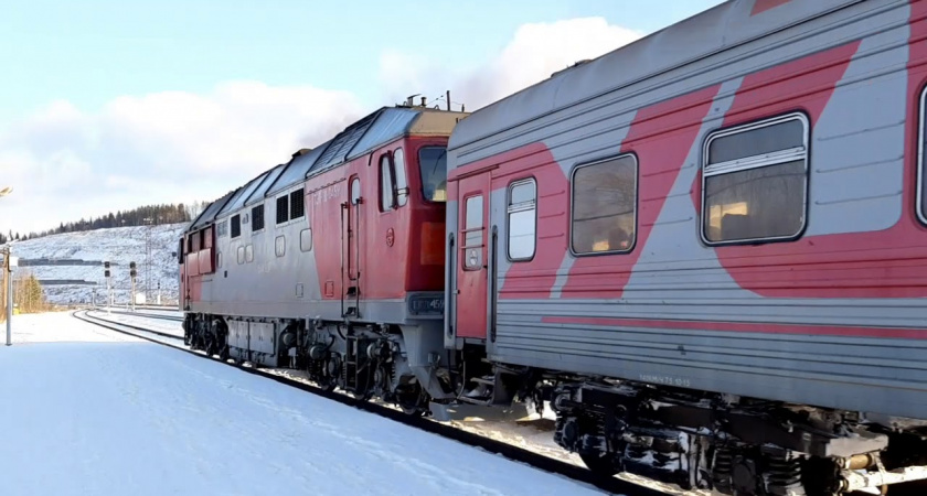 Поезд Сосногорск - Троицко-Печорск начнет следовать по новому расписанию