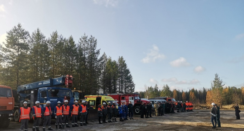 Под Ухтой прошли масштабные учения ГО и ЧС