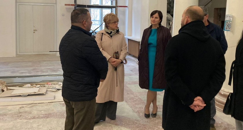 В Доме молодёжи Ухты продолжается капремонт