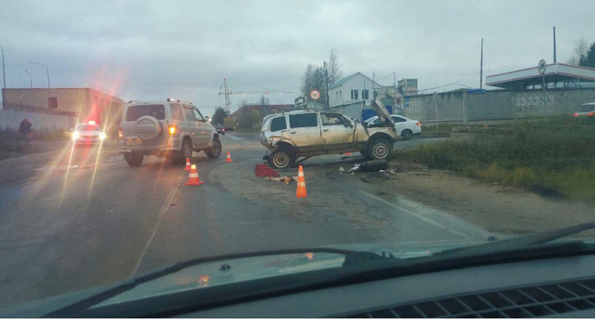Тройная авария произошла в Коми
