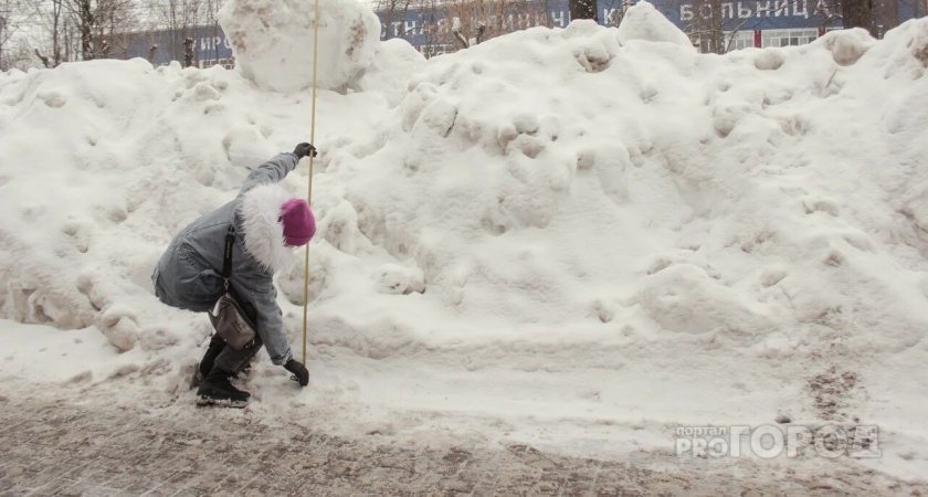Районы Коми «перевыполнили» норму по снегу за месяц