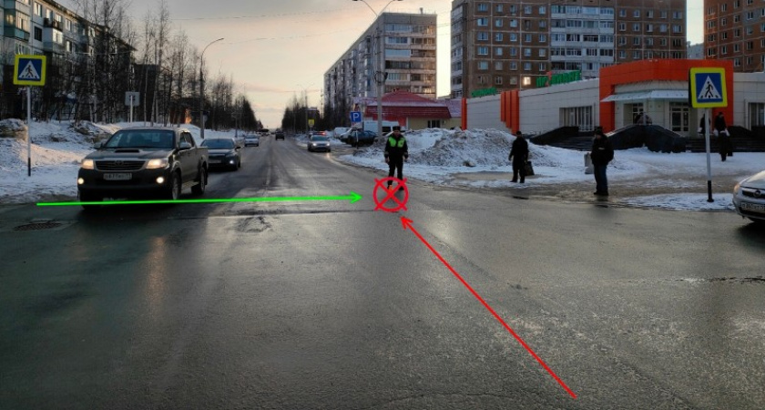 В Коми водитель бросил травмированного пешехода на дороге