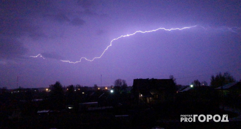 В Коми пришли дожди с грозами