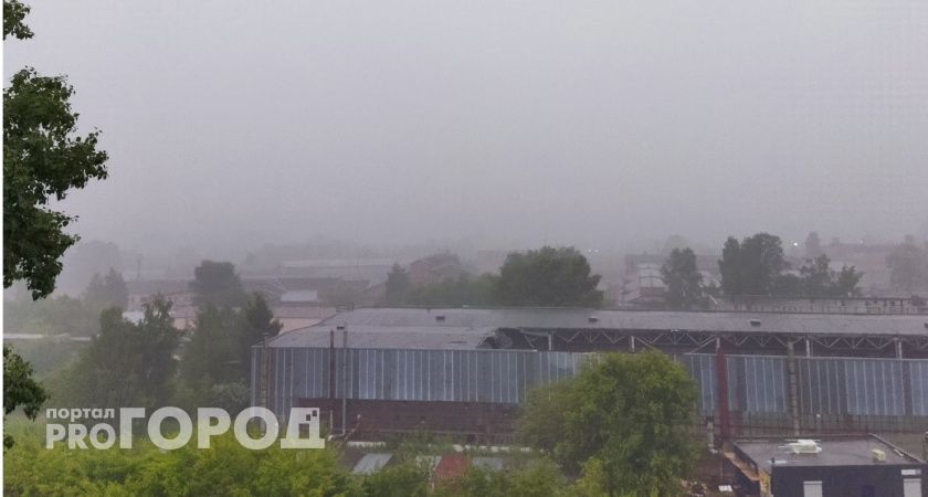 На Ухту надвигается гроза