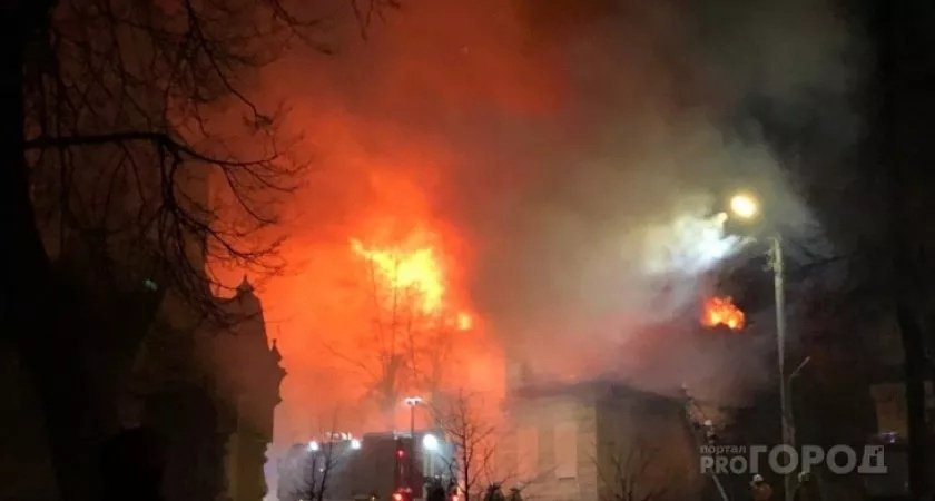 В Коми в результате пожара пострадал подросток