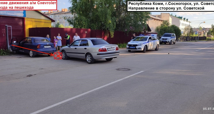 В одном из районов Коми водитель сбил местную жительницу