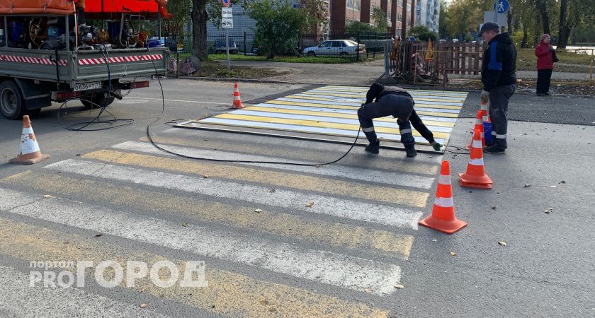 Подрядчик в Коми заплатил штраф за опасный для людей пешеходный переход