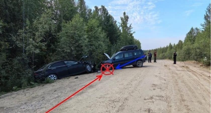 В Сосногорске произошла серьезная авария с пострадавшими