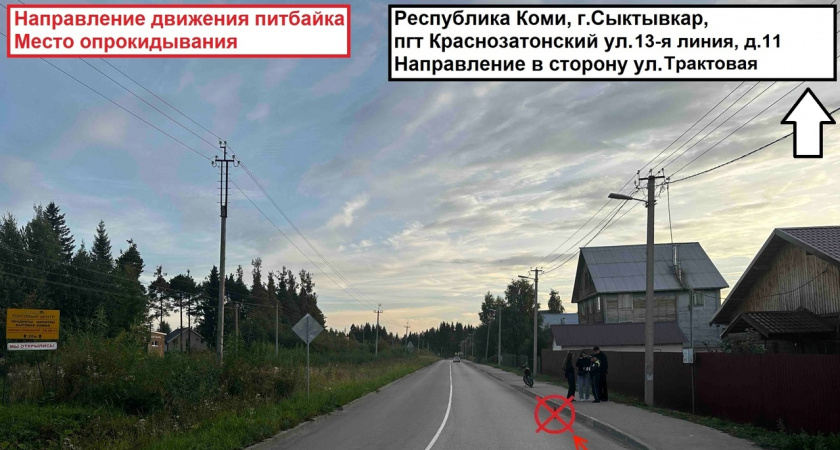 За прошедшие сутки в столице Коми пострадало два байкера