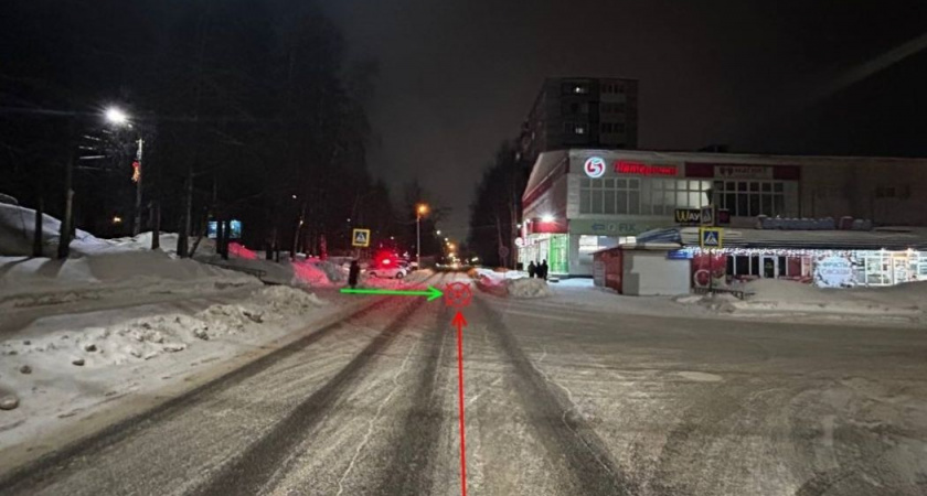 В Коми авто на буксире сбило пешехода