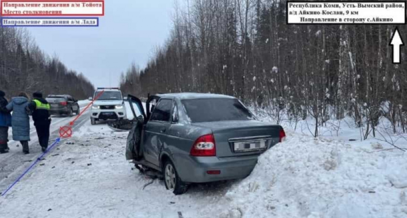 По факту серьезного ДТП в Коми возбуждено уголовное дело