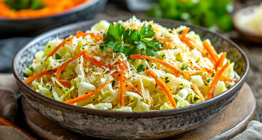 Запаситесь пекинской капустой в ближайших магазинах: вкусный и сытный салат на скорую руку — 10 минут, и он готов