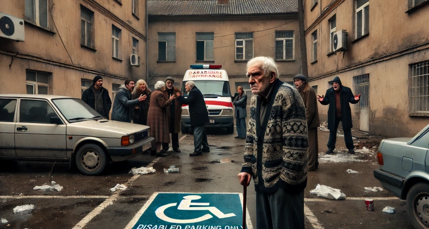 Ухтинцы довели пожилого инвалида до вызова скорой помощи из-за парковочного места