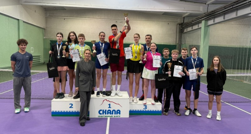 Спортсмены из столицы Коми стали сильнейшими на чемпионате республики по теннису 