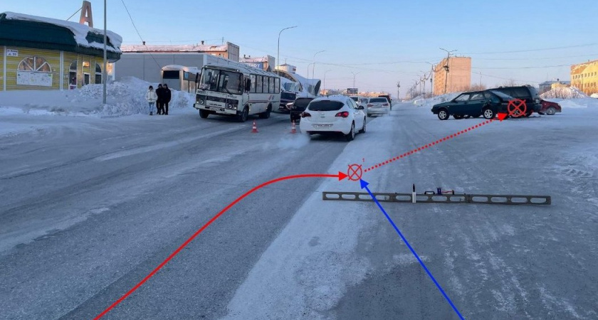 В Заполярье водитель ВАЗа устроил тройное ДТП