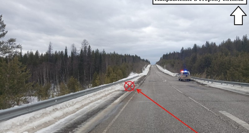 В Коми женщина на Kia Rio врезалась в отбойник и получила травмы
