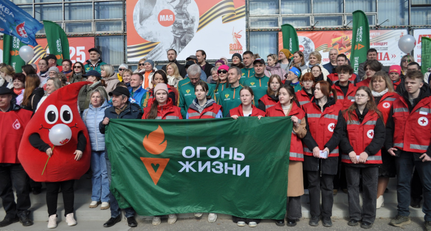 Столица Коми присоединилась к Всероссийской эстафете “Огонь жизни” в поддержку доноров костного мозга
