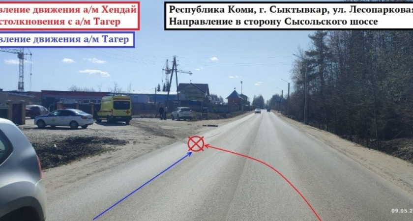 В Коми в ДТП пострадали три человека