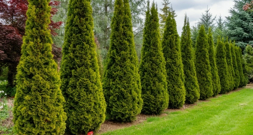 Даже пожелтевшая туя снова станет зелёной: делюсь копеечным способом вернуть хвойнику насыщенный цвет