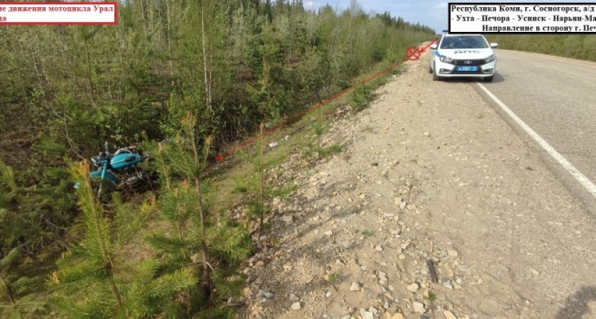 Мотоциклист на “Урале” попал в аварию под Сосногорском