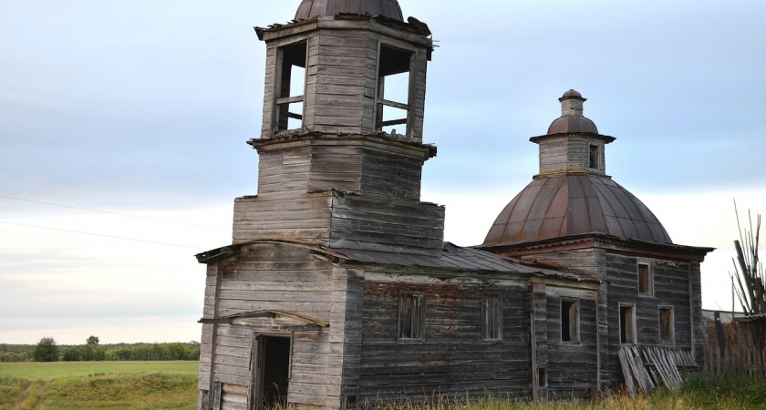 В Коми полностью отбелят обветшалый храм