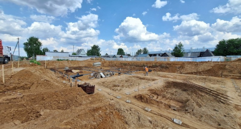 В Коми возводят современный детский сад на 90 мест