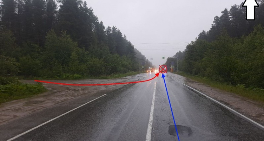 В Коми в ДТП пострадали ребенок и взрослый: виновница не уступила дорогу