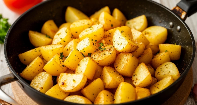 «Никогда больше не испорчу картошку»: оказывается я всю жизнь жарила её неправильно — подруга научила как надо