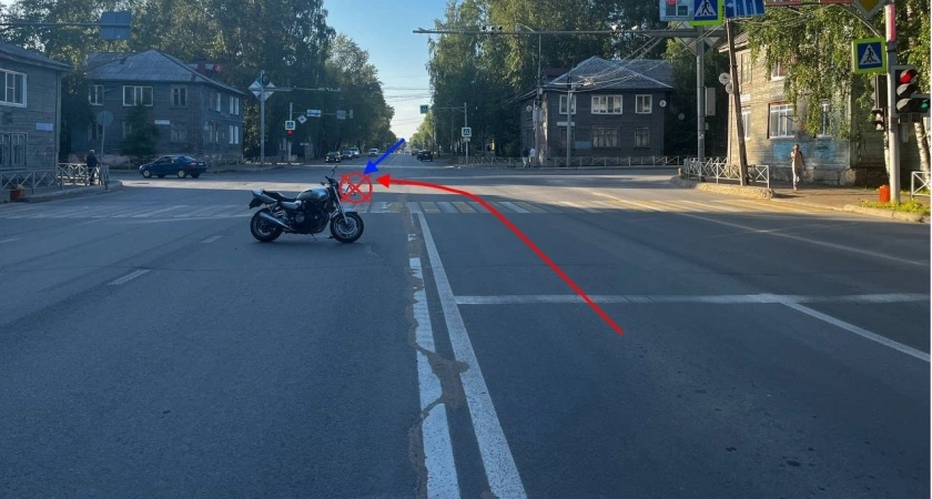 Фото к статье: Два ДТП с участием велосипедиста и мотоциклиста произошли в Сыктывкаре за день 