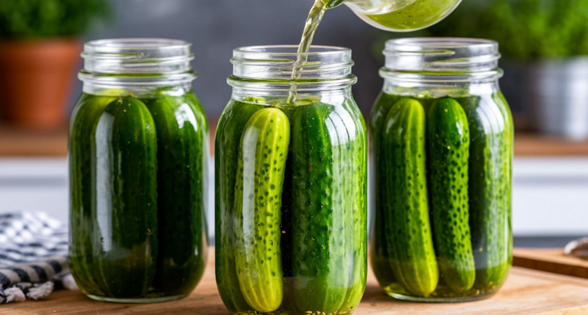 Маринуем хрустящие огурцы в банке 1 литр: простой рецепт