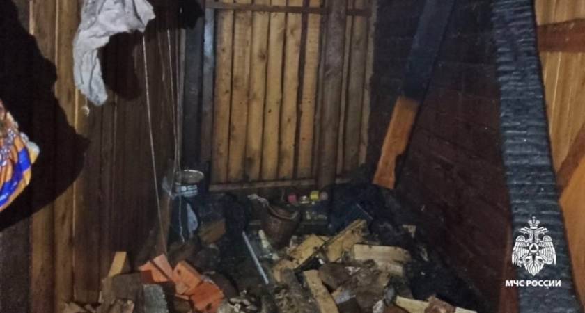 В Коми сгорела баня: названа причина