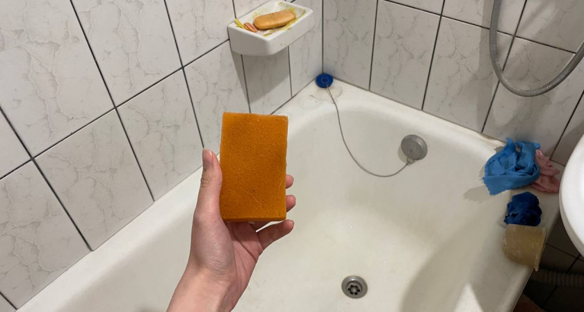 Ванна слепит белизной и месяц не пачкается: сок 1 фрукта - и даже швы чистые
