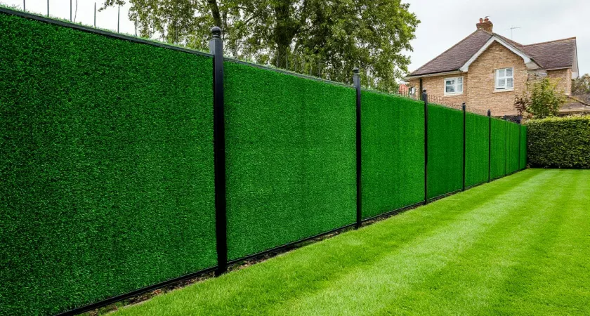 Фото к статье: Идеальный забор для вашего участка: профлист уходит в прошлое — новый эстетичный способ создать приватность на даче